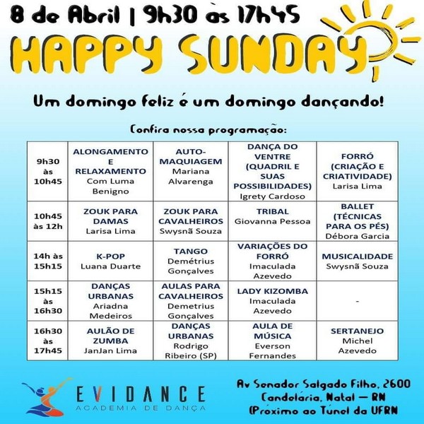 Happy Sunday – 08 de Abril