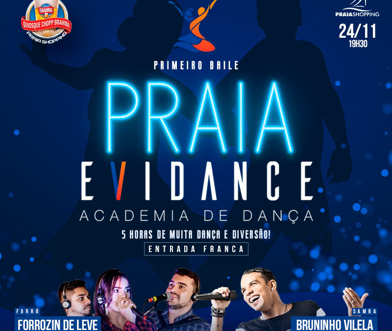 Praia Shopping terá aula de dança gratuita com a Evidance